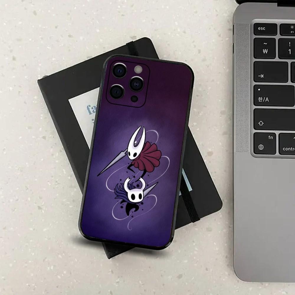 Game H-Hollow K-Knight Phone Case For Apple iPhone 15,14,13,12,11,Pro,X,XS,Max,XR,Plus,Mini Soft Black Cover