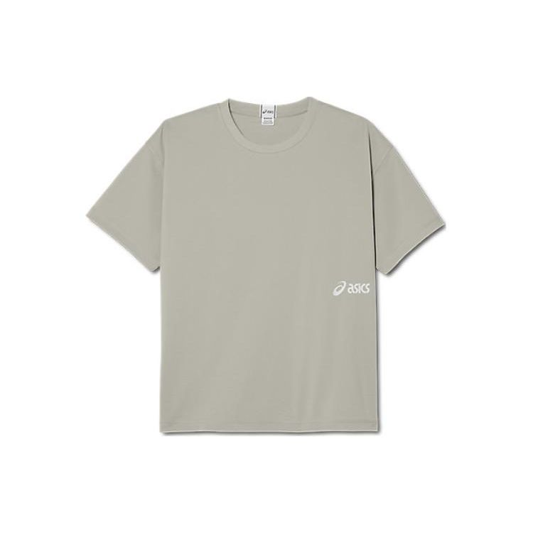 

Asics Ss24 Серия Спортивный Стиль Узор Свободная Повседневная Футболка с Коротким Рукавом Унисекс Топы Шалфейно-Белый 2203A277.020 L