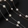 Fashion Women Multilayer Pendant Pearl Necklace Jewelry Sweater Chain