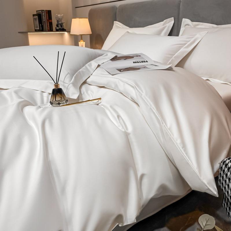 Class A 200 Thread Count Long Staple Cotton Four Piece Set Pure Cotton Bed Sheet Quilt Cover Four Seasons Light Luxury Nantong Bedding