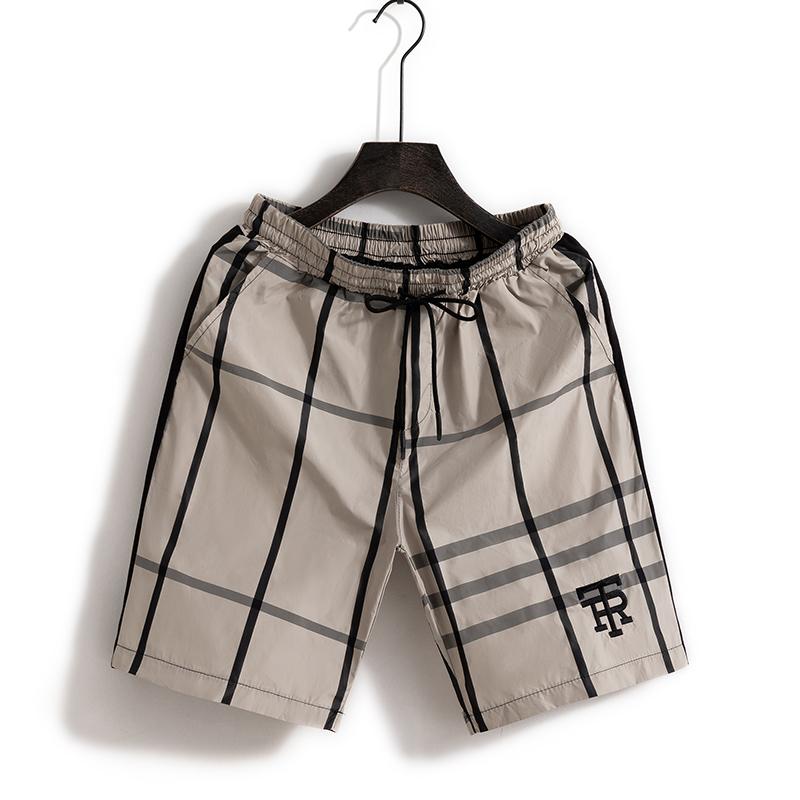 

Plus Size S-6XL Casual Shorts Men Summer Clothes Elastic Waist Summer Shorts 6XL(96kg-104kg)