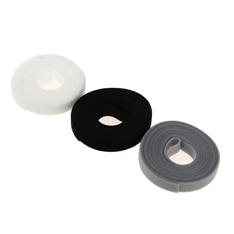 Curea ruloului de 5 m cu lățime de 15 mm Suport cablu pentru înfășurare bricolaj Organizator pentru cabluri