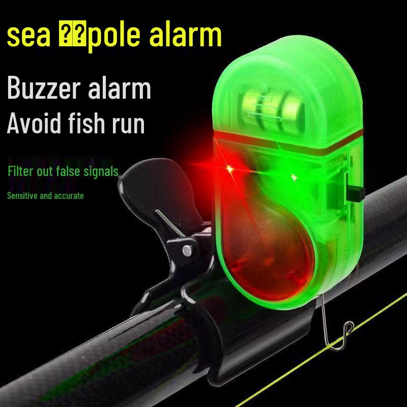 High Sensitivity Waterproof Fishing Rod with Automatic Sound and Light Alarm