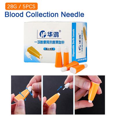 50Pcs Disposable Blood Collection Needles – Sterile, Auto-Retracting Lancets for Painless and Rapid Bloodletting