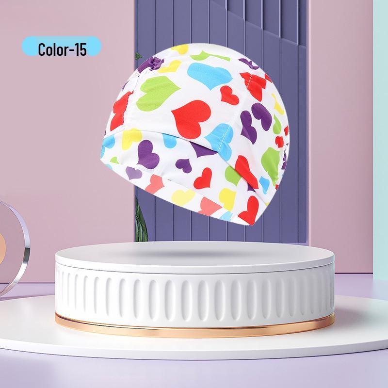 Unisex Adult Pleated Swim Cap – Fashionable, Non-Tightening with Hair and Ear Protection