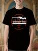 Long Range Shooting Tshirt - Black with Red and White Rif...