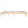 Solid Pine Wood Bed 160x200 Cm