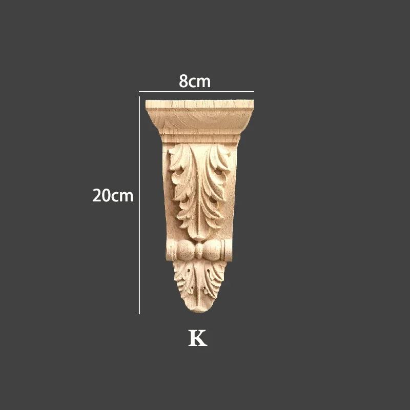 Dropshipping  classic Roman column solid carved carving decoration Chinese stud beam support beam furniture fireplace cabinet