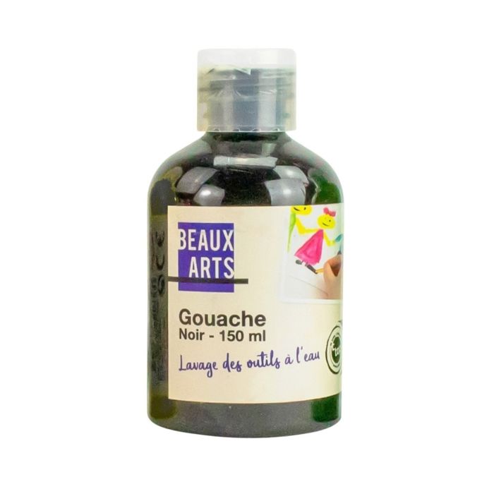 Gouache pour enfant Noir 150ml