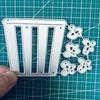 Popcorn Metal Cutting Dies Stencils Die Cut for DIY Scrapbooking Album Paper Card Embossing Crafts