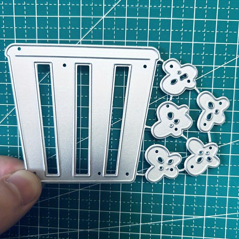 Popcorn Metal Cutting Dies Stencils Die Cut for DIY Scrapbooking Album Paper Card Embossing Crafts