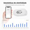 16a Brazil Standard Tuya Wifi Smart Plug Socket Outlet Adapter Power Monitor Timer App Voice Works For Google Home Alexa
