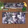 900x400mm Computer Keyboard Desk Mats Hot Anime Danganronpa Speed Mouse Pad Non-slip Gaming Laptop Carpet PC Rubber Accessories