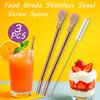 3Pcs Bombilla Filter Straw Stainless Steel Straw Spoon Tea Filter Yerba Mate Straw Reusable Bar Accessories