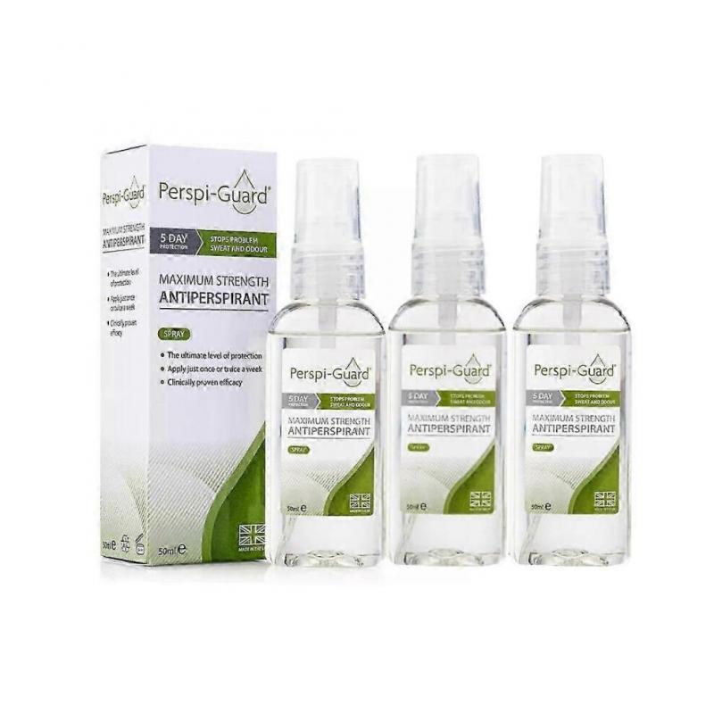 3X PERSPI-GUARD Spray Antiperspirante Antiperspirante, 50 ml / 1.7 fl oz