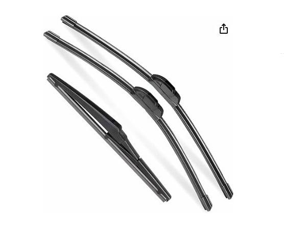 Suitable for Jeep Grand Cherokee front and rear wiper blades 2011-2025 wiper blade wipers чёрный
