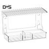 Window Birds Feeder with Suction Cups Clear Wildbird Feeder with Detachable Seeds Water Tray for Outdoor Birds Watching
