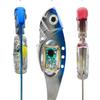 Ocean Underwater LED Artificial Soft Lure Double Color LED Flashing Light Soft Bait Silicone 5cm Fishing Lures Gift