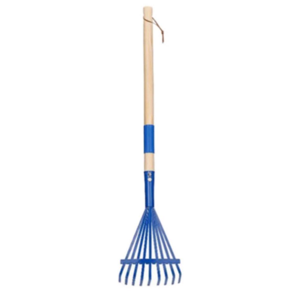 Detachable Wooden Handle Rake, Multi,functional Outdoor Garden Rake