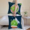 Cute Cartoon D-Duolingos Pillow Case Silky elegant Comfort Sofa Bed Invisible zipper Beach pillowcase
