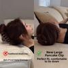 Hair Accessories Hair Clip Round Shape Flexible Hair Clip Soft Clips  for Lying Down and Driving