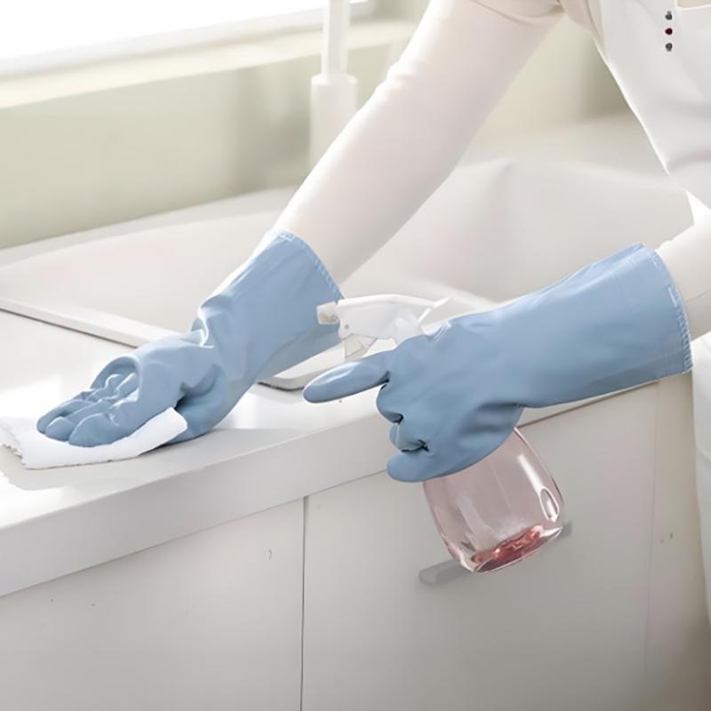 Haushaltshandschuhe zum Geschirrspülen, Gummihandschuhe, Wasserdichte Handschuhe, Reinigungswerkzeuge, Latexhandschuhe für Wäsche und Küche