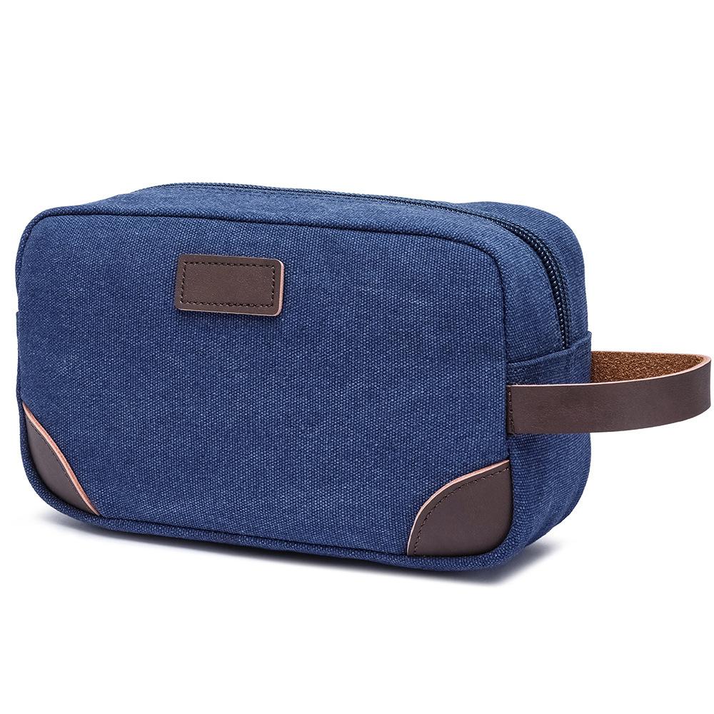 Super Unisex Fashion Sports Leisure Small Tote Bag Canvas Cosmetic Bag Storage Wash Bag
