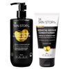 The Skin Story Sulphate Free Shampoo Conditioner Combo Treated Hair, Keratin Enriched Shampoo (450ml) and Keratin Conditioner (200g) | Repairs &