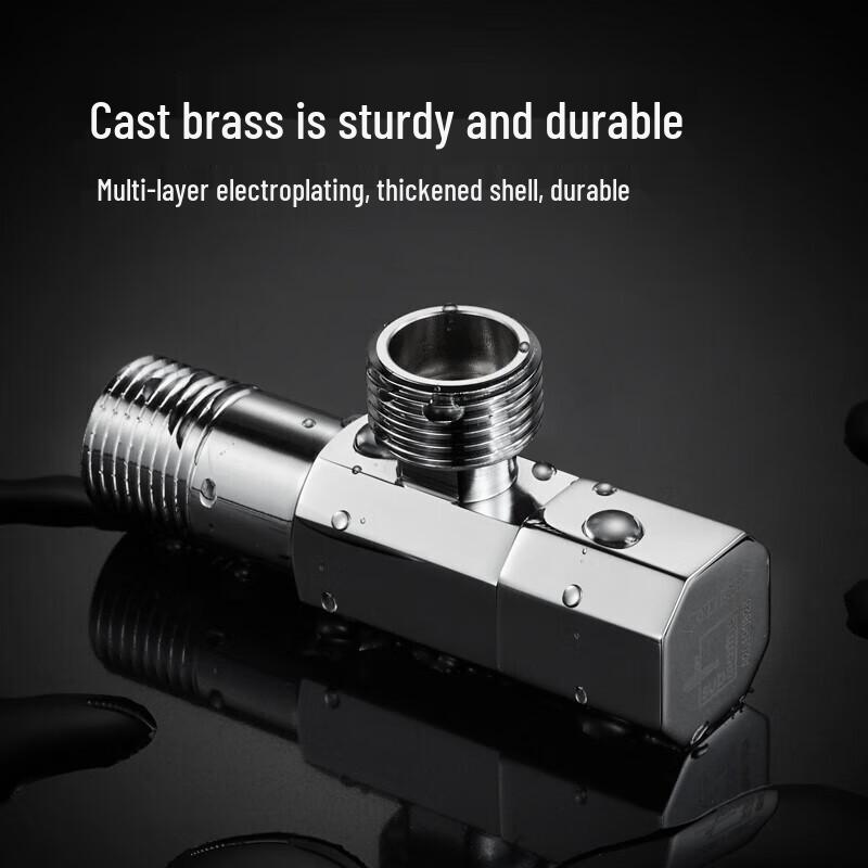 HANDUNYOU F003 Thickened Copper Angle Valve Set