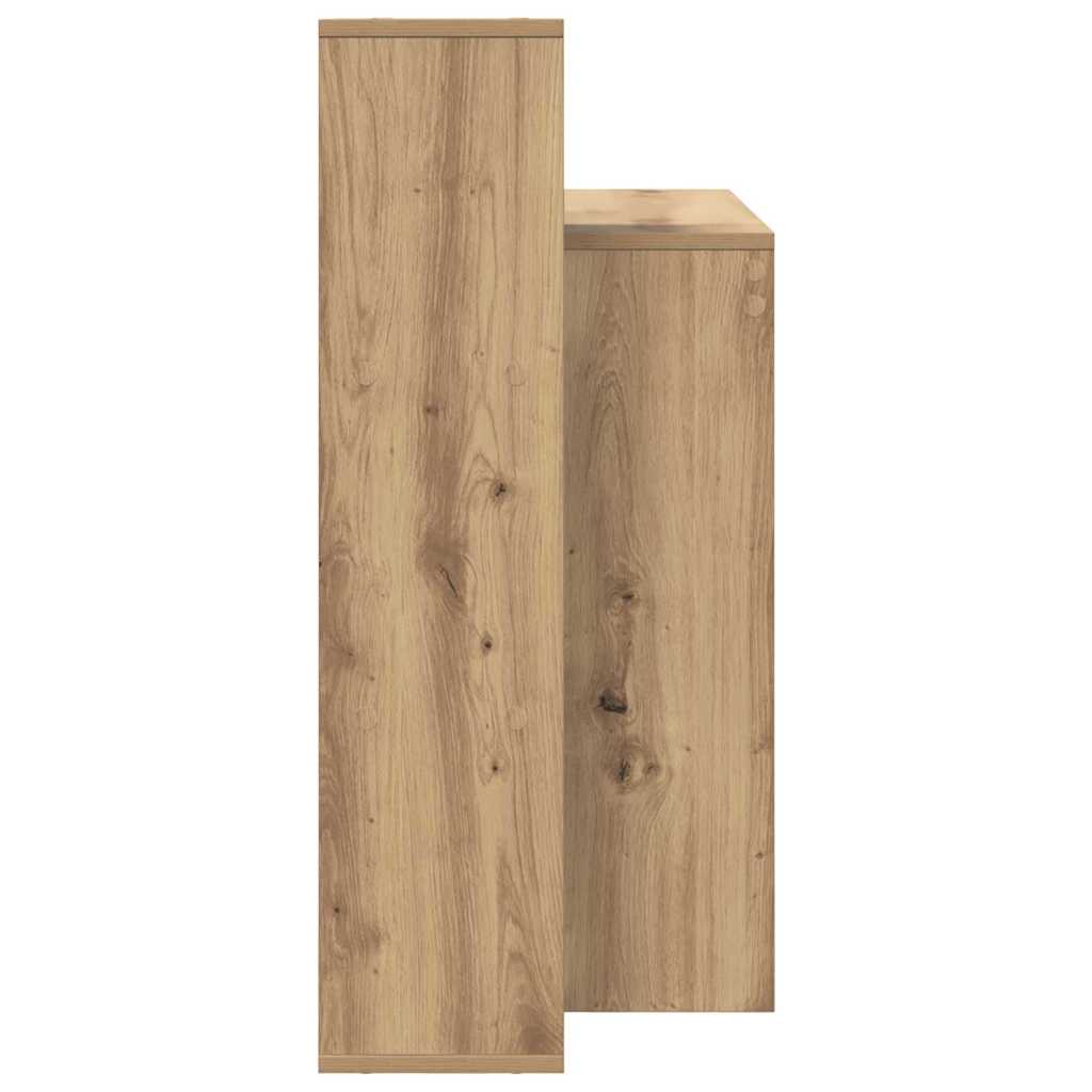 Artisan Oak Desk 100 X 40 X 90 Cm Engineered Wood