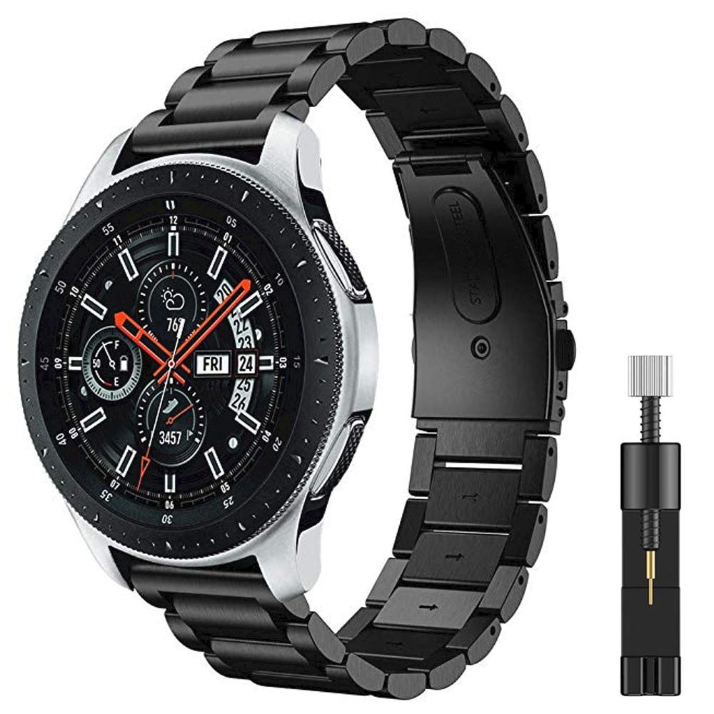 22mm Metal Strap for Samsung Watch 46mm/3/Gear S3/Huawei Watch GT-2-3-Pro/GT5 GT6 46mm Stainless Steel Wristband for Amazfit GTR