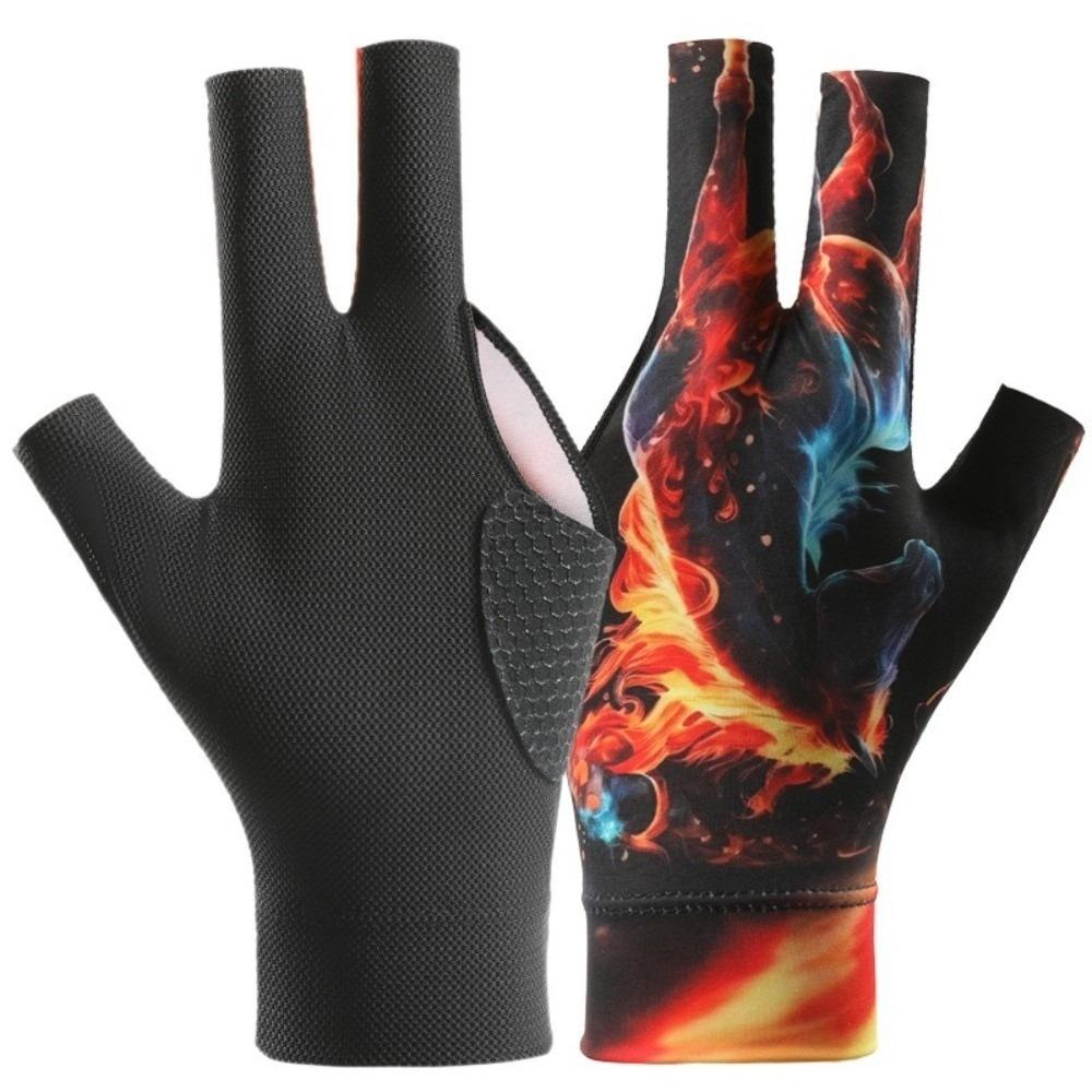 Новая перчатка для бильярда на левую руку Эластичная дышащая тренировочная перчатка для бильярда Нескользящая перчатка для снукера и бильярда Фитнес-аксессуары