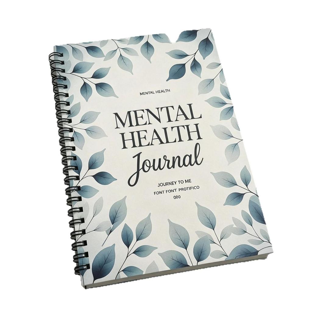A5 Spiral Mental Health Journal Notebook