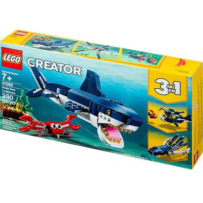 Juguete Tiburón Marino LEGO Creator 31088, Color Mixto