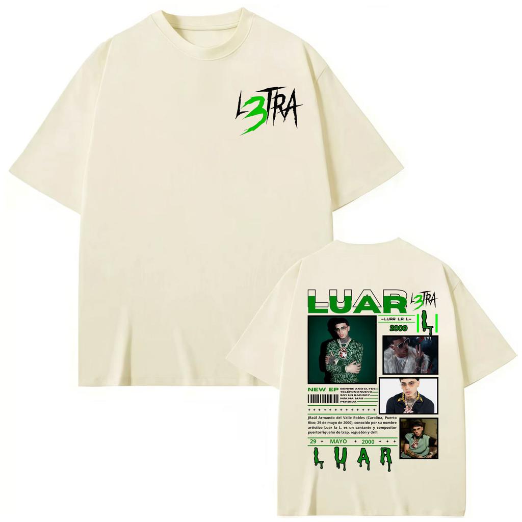 Hot Sale Rapper Luar La L T-shirt Men Women Clothing Harajuku Hip Hop Short Sleeve T-shirts Summer Fashion Loose T Shirts