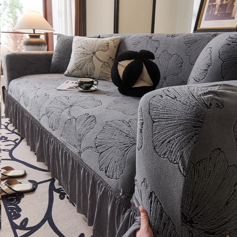 New Skirt Sofa Cover Single and Double All Inclusive Four season All in One Anti Cat Scratch Old Fashioned Universal Cover
