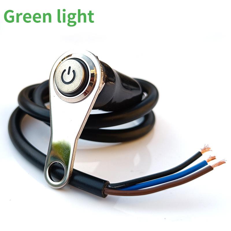 Светодиодный мотоциклетный переключатель ВКЛ ВЫКЛ Крепление на руль Алюминиевый сплав 12В Для управления рабочим светом Мотоциклетный переключатель с монтажным кронштейном темно серый