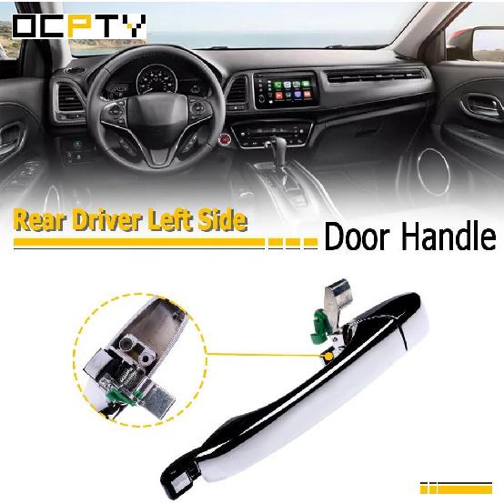 OCPTY Door Handles Exterior Rear Driver Left Side Fit for 2005-2010 for Chrysler 300 2005-2008 for Dodge Magnum Chrome OE 5065801AG 1pcs