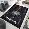 1pc Mjolnir Pattern Carpet, Area Rug For Living Room Bedroom Room Bed Chair Laundry Entryway Corridor Yard Non-slip Outdoor Camping Rug Floo