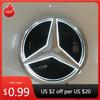2025 Hot Car Sticker Fit For Mercedes Benz Chrome Silver Front Grille Mirror Star LED White Illuminated Emblems X253 W167 X167 W