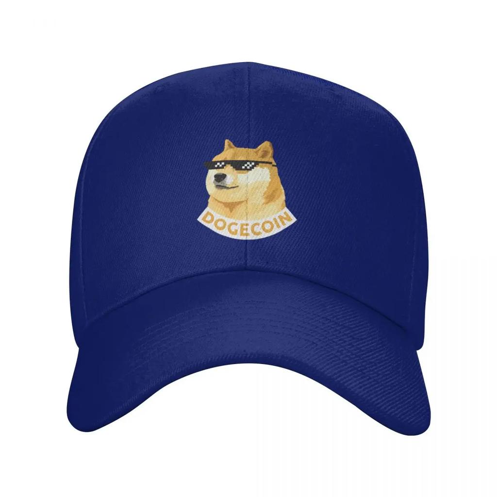 DOGECOIN Baseballkappe individuelle Kappen Strandtasche Designerhut Junge Damen