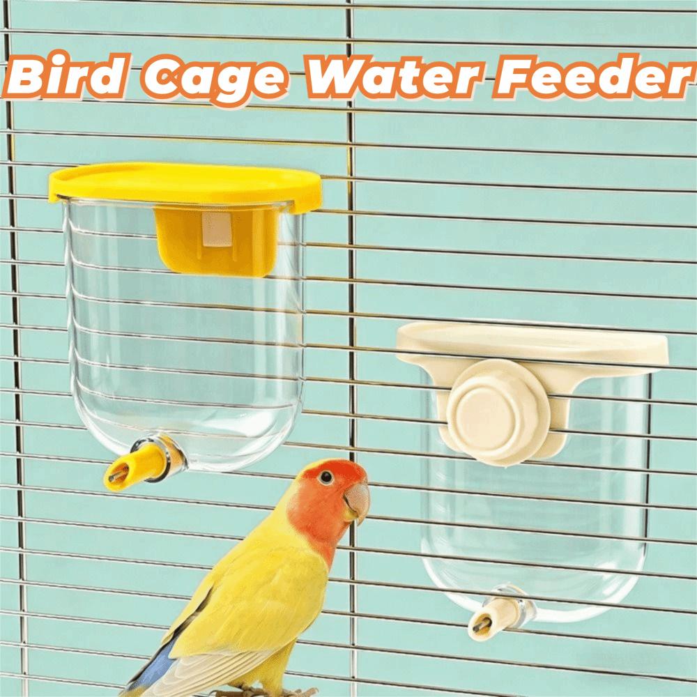 330ML Bird Water Dispenser Pin-Touch Birdcage Hanging Water Feeder  Cage Accessory