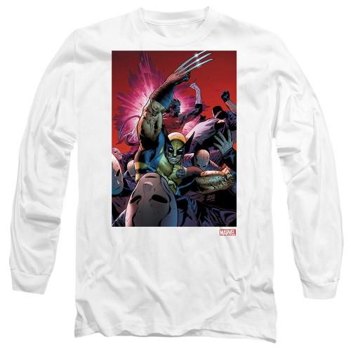 Marvel Unisex Adult X-Men Wolverine Nightcrawler Comic Cover T-Shirt