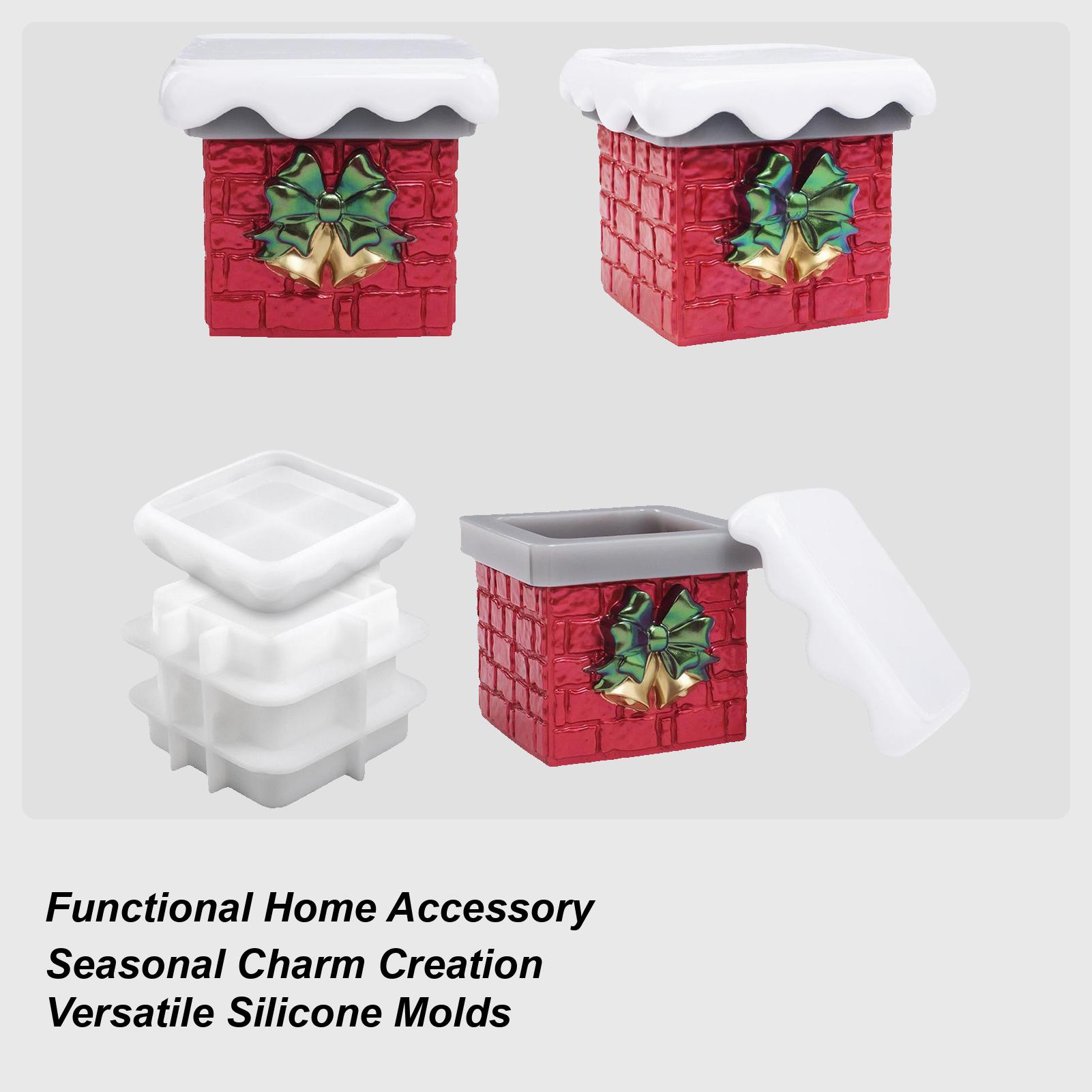 

Silicone Casting Mold Silicone Crafting Mold For Snow-Capped Chimney Heat-Resistant Easy Release Mould For Art Project Making China Mainland