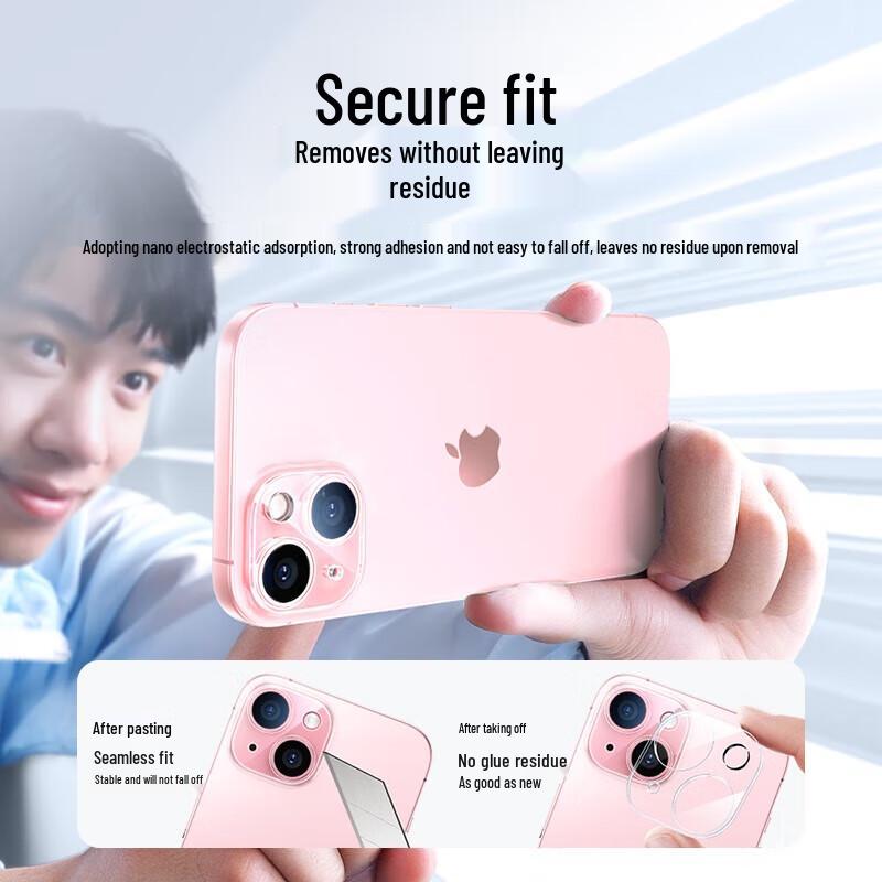 Ugreen iPhone 15 Tempered Glass Camera Lens Protector