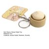 Gedämpfte Brötchen Schlüsselanhänger Quetschspielzeug mit Geräusch Niedlicher PVC Fidget zur Stressbewältigung Tragbares Dekompressions-Gadget für Kinder Erwachsene