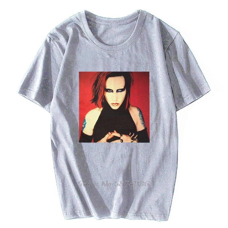 Extra Large Marilyn Unisexson Band Rock Roll Tee Shirts for Unisex Unique Short Sleeve Crewneck Graphic Tshirt Male Cheap Apparel