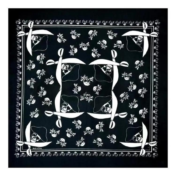 Compact Travel Bandana Skull Print Design Quick Dry Material For Adventure