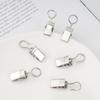 100Pcs Hanging Window Curtain Clips Stainless Steel Drapes Clamp Drapery Holdbacks  for Tapestry