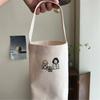 Bolsa Tote Portátil Porta Copo Garrafa Água Café Leite Chá Bolsa de Lona Eco Mini Armazenamento Pequeno Guarda-chuva Bolsa de Mão Bolsa para Vinho Tinto